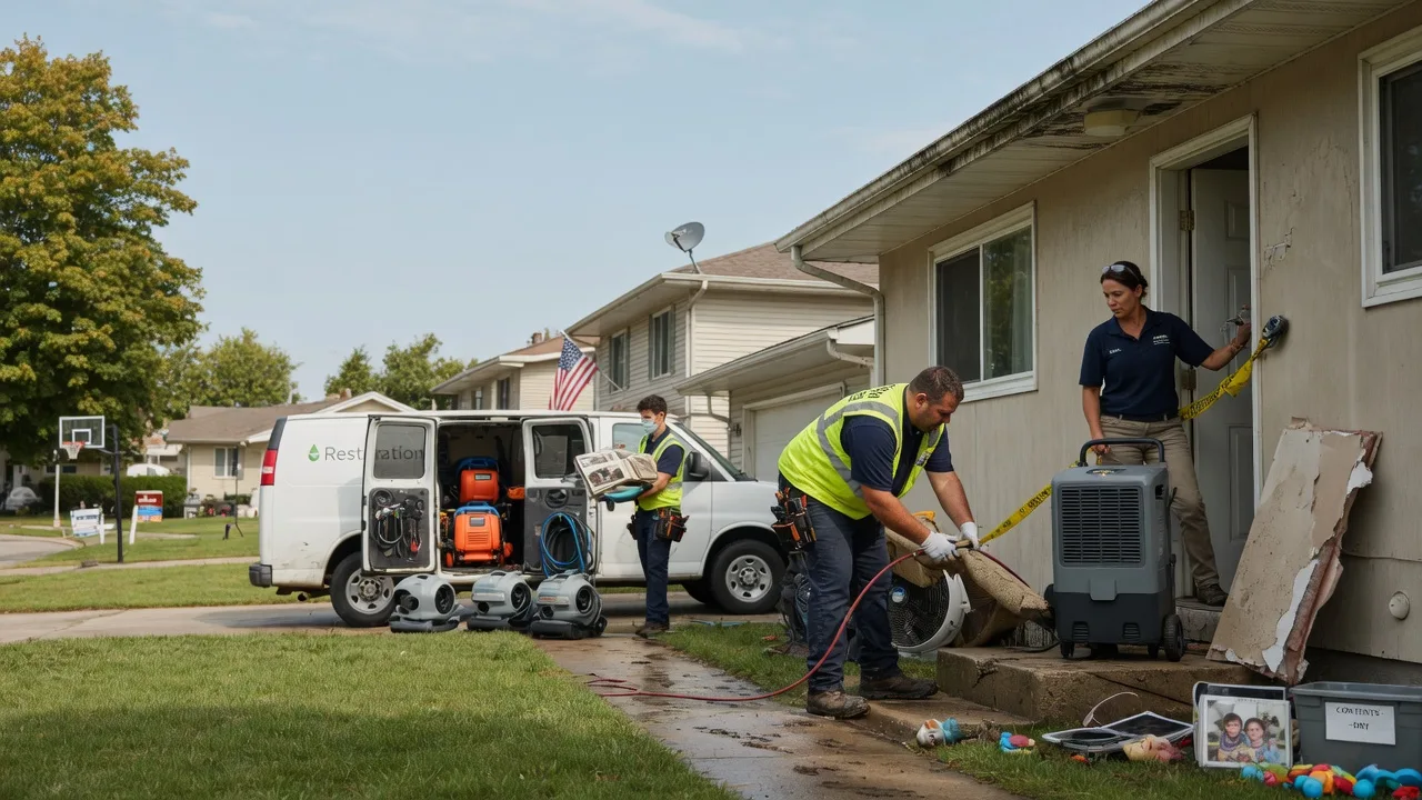 Water Damage Restoration in Rudolph, WI near me